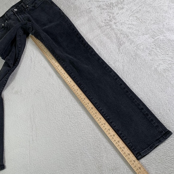 H&M Jeans Mens 32x32 (30x29) Black Skinny Stretch Denim Pants‎ Casual Slim Fit - Picture 7 of 13
